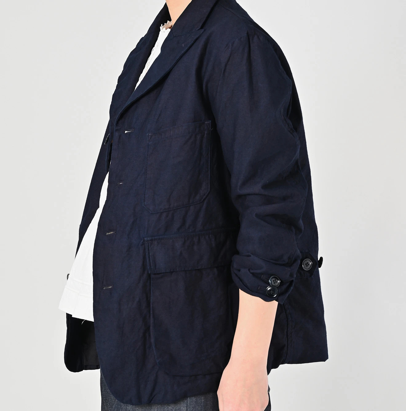 45R(フォーティファイブアール) |薄バックサテンの908ジャケッター（インディゴ）