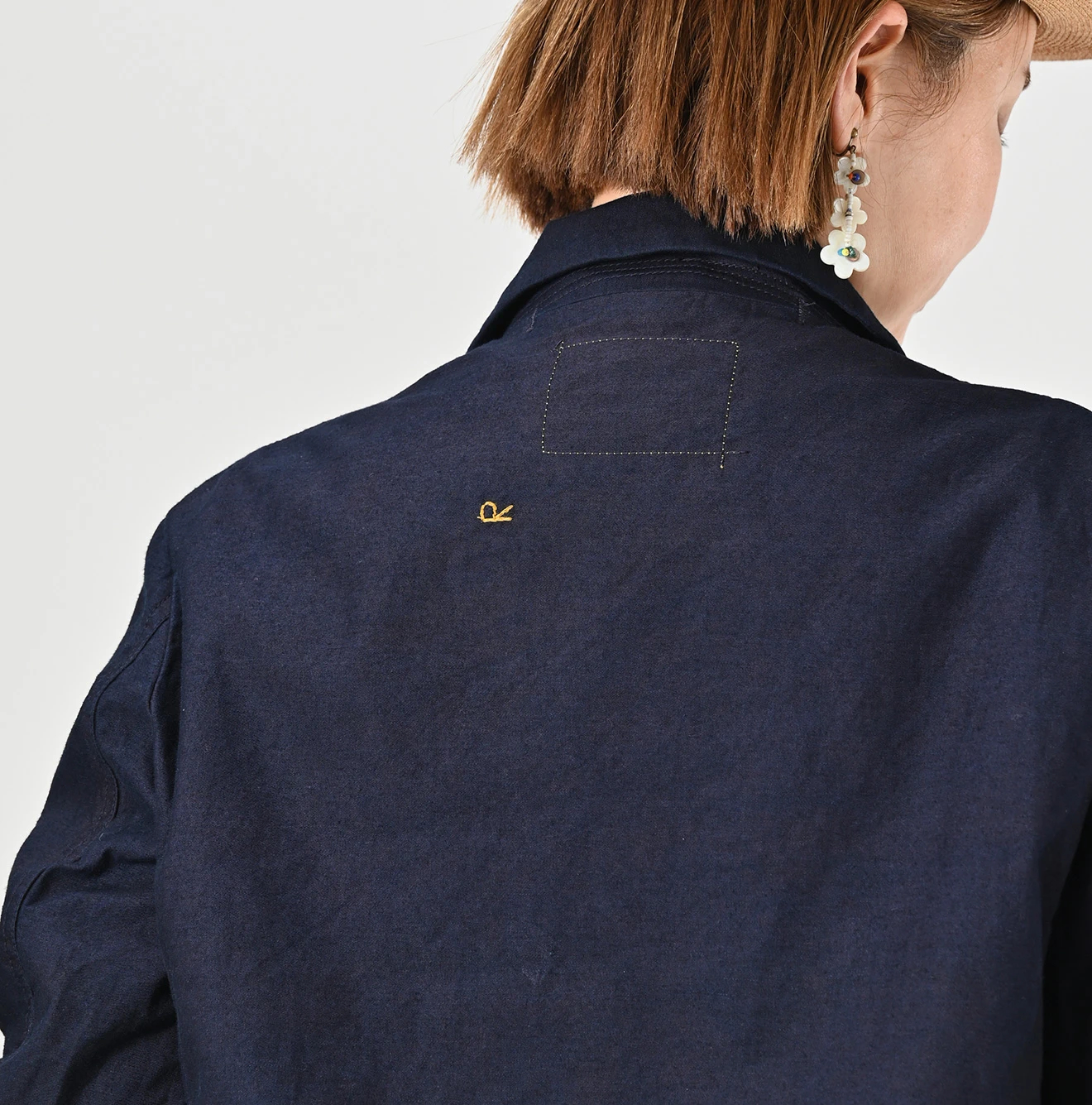 45R(フォーティファイブアール) |薄バックサテンの908ジャケッター（インディゴ）