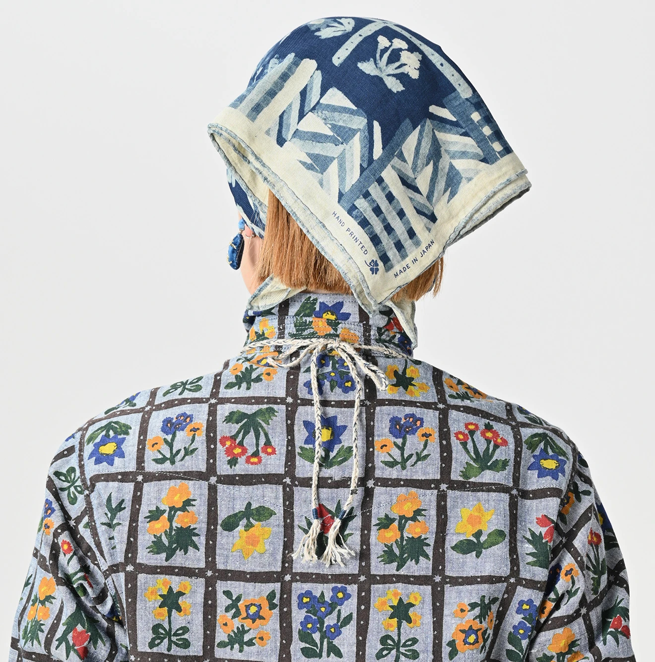 45R(フォーティファイブアール) |ダンガリーインドカディフルールシャンブルプリントの908イースタンシャツ