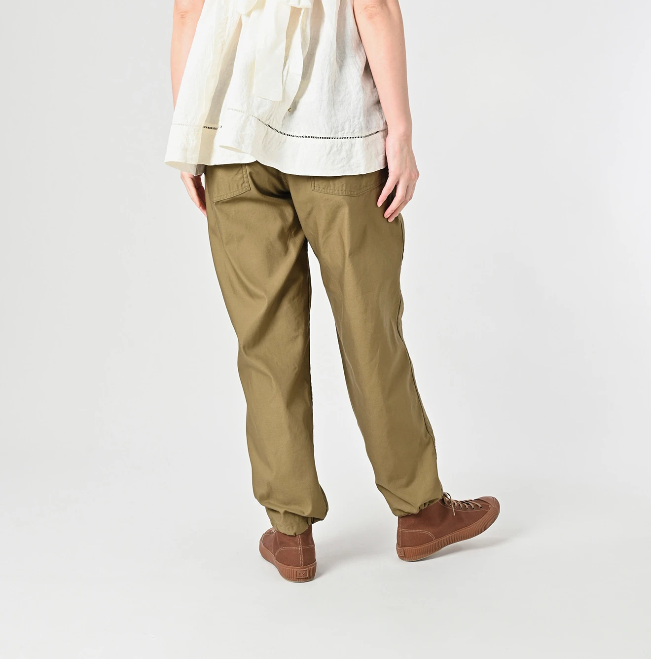 45R(フォーティファイブアール) |薄バックサテンの908ベイカーパンツ