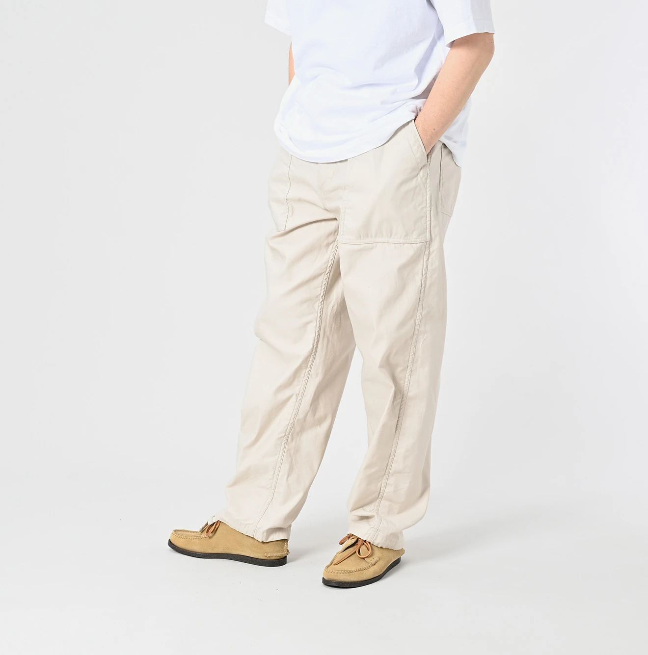 45R(フォーティファイブアール) |薄バックサテンの908ベイカーパンツ