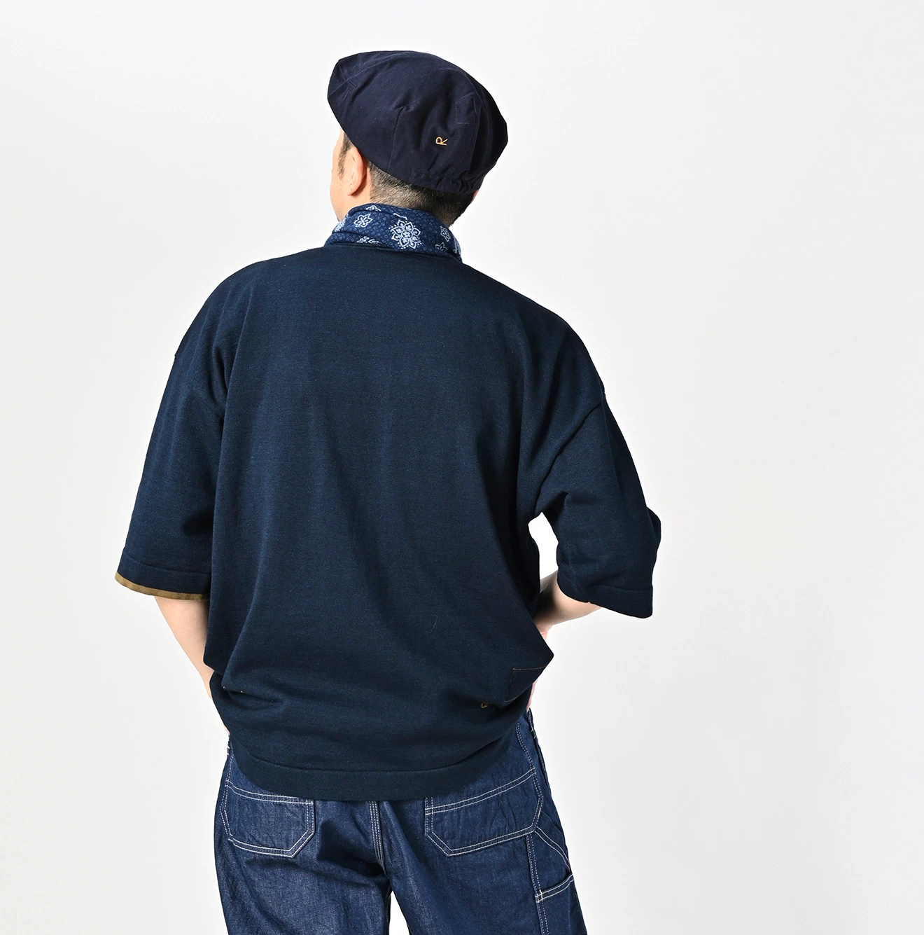 45R(フォーティファイブアール) |ニットソーの908Tシャツ（インディゴ）