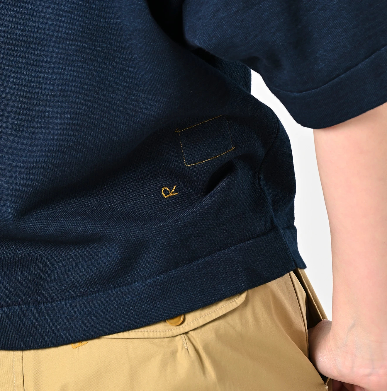 45R(フォーティファイブアール) |ニットソーの908Tシャツ（インディゴ）