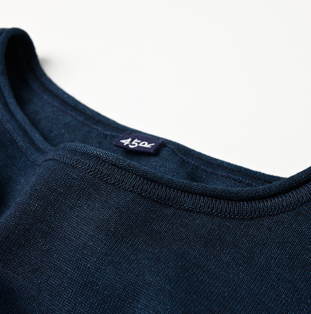 45R(フォーティファイブアール) |ニットソーの908Tシャツ（インディゴ）