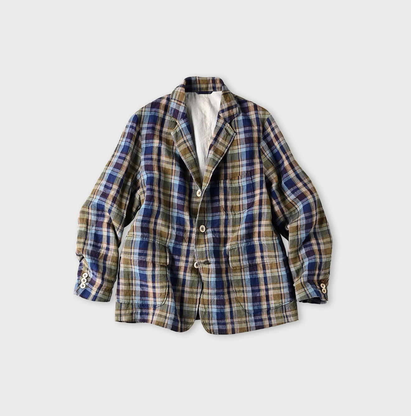 45R(フォーティファイブアール) |インドリネンマドラスの908みゆきジャケット