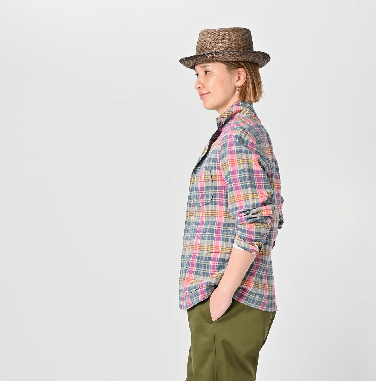 45R(フォーティファイブアール) |インドリネンマドラスの908みゆきジャケット