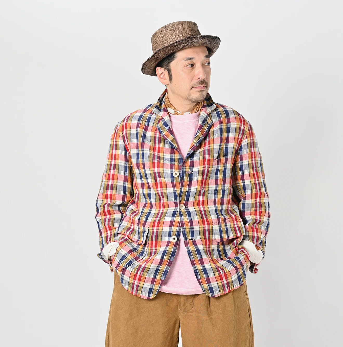 45R(フォーティファイブアール) |インドリネンマドラスの908みゆきジャケット