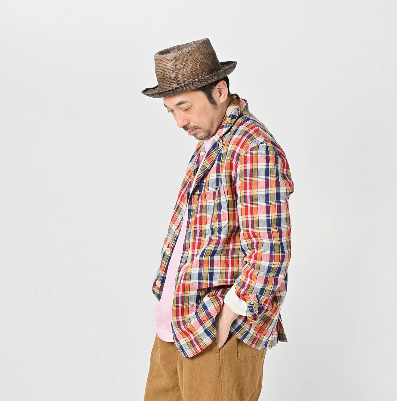 45R(フォーティファイブアール) |インドリネンマドラスの908みゆきジャケット