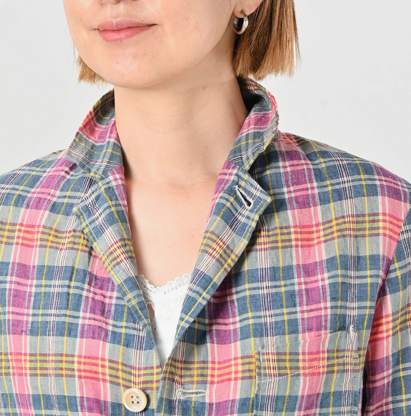 45R(フォーティファイブアール) |インドリネンマドラスの908みゆきジャケット