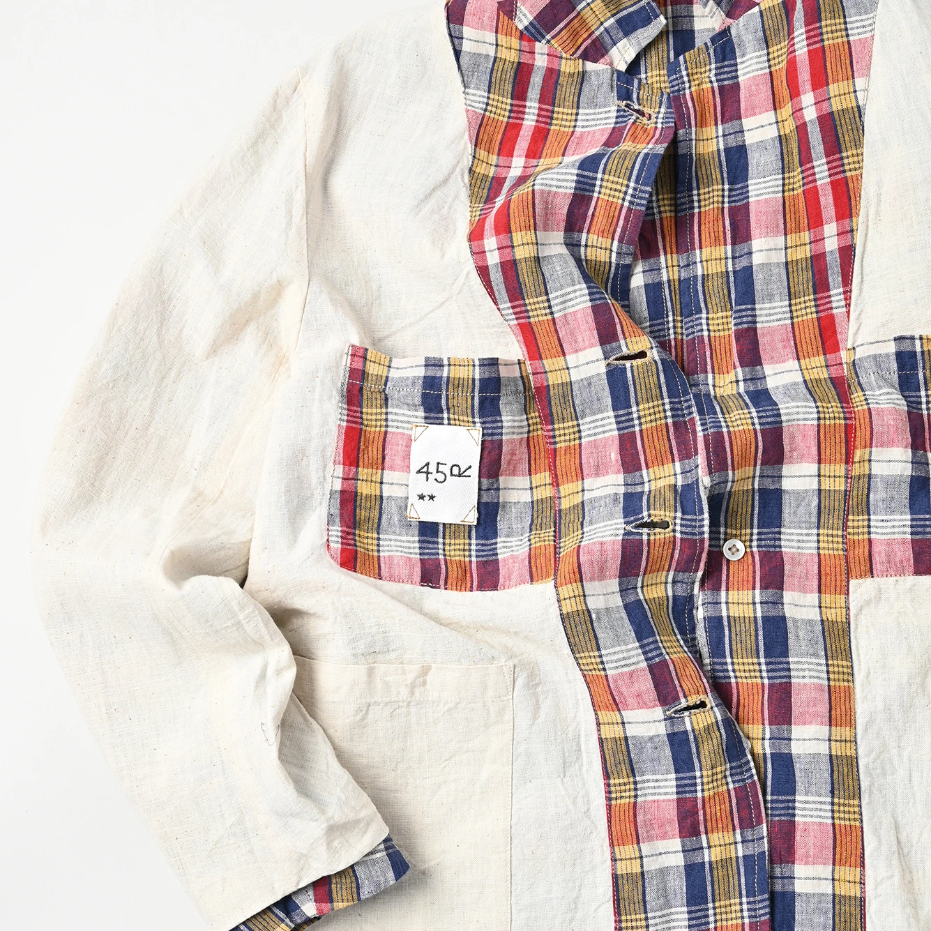 45R(フォーティファイブアール) |インドリネンマドラスの908みゆきジャケット