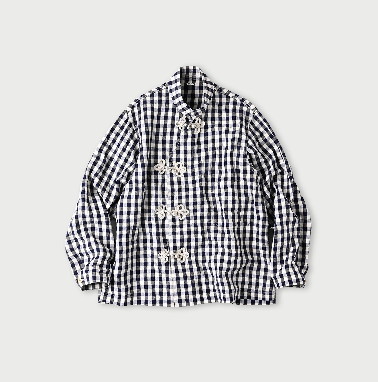 45R(フォーティファイブアール) |インド度詰リネンの908クローバーノットシャツ