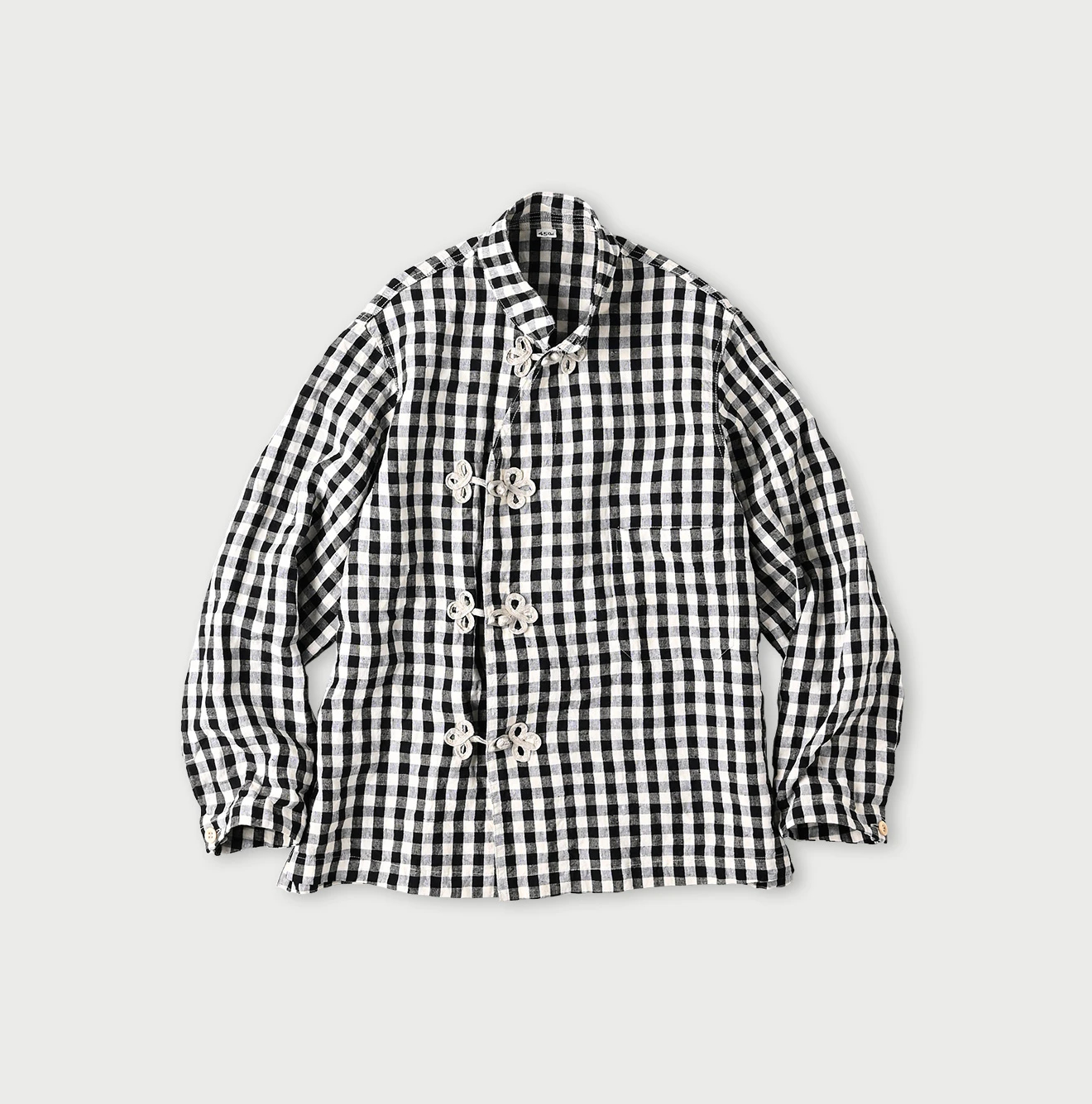 45R(フォーティファイブアール) |インド度詰リネンの908クローバーノットシャツ