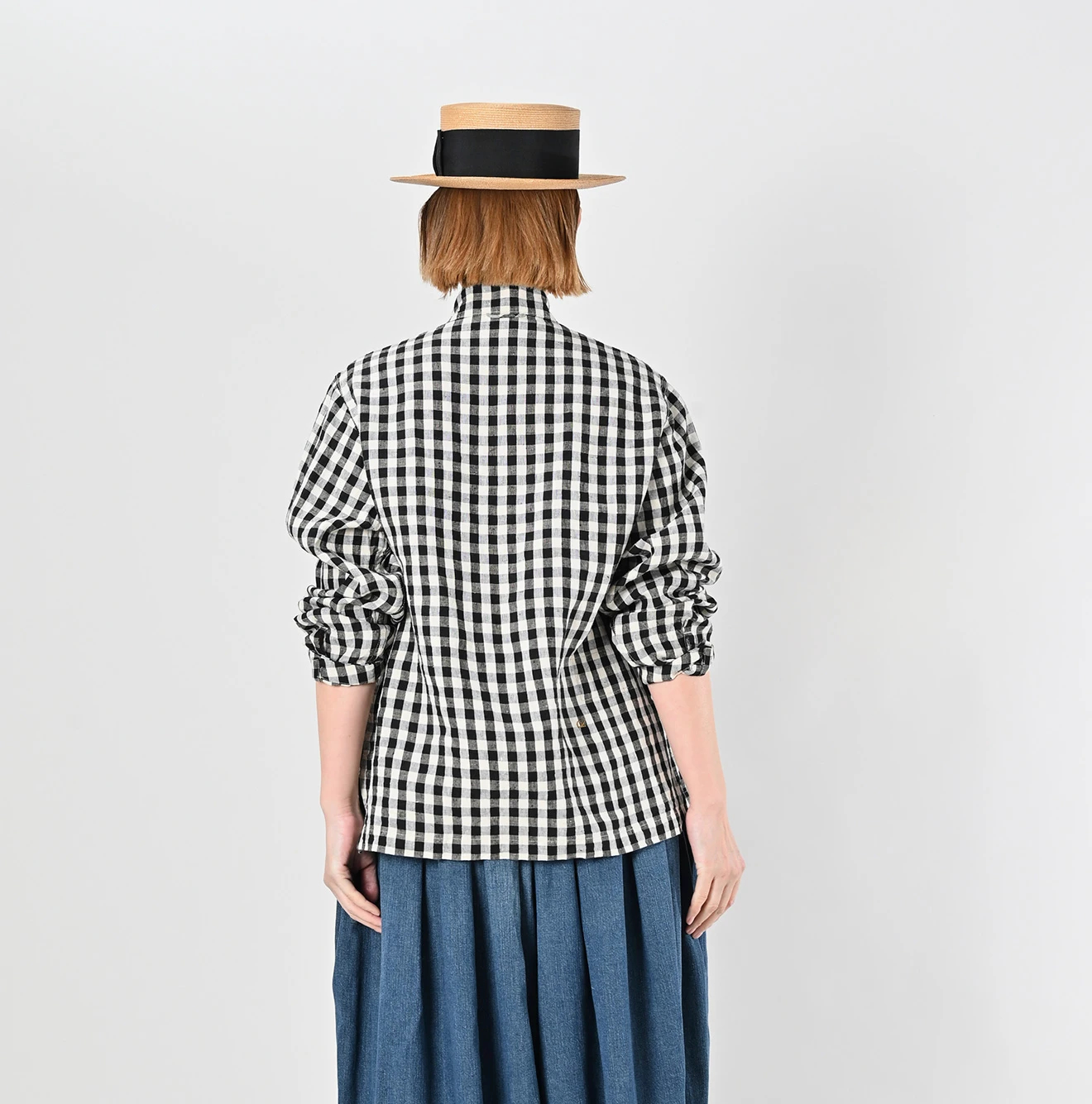 45R(フォーティファイブアール) |インド度詰リネンの908クローバーノットシャツ