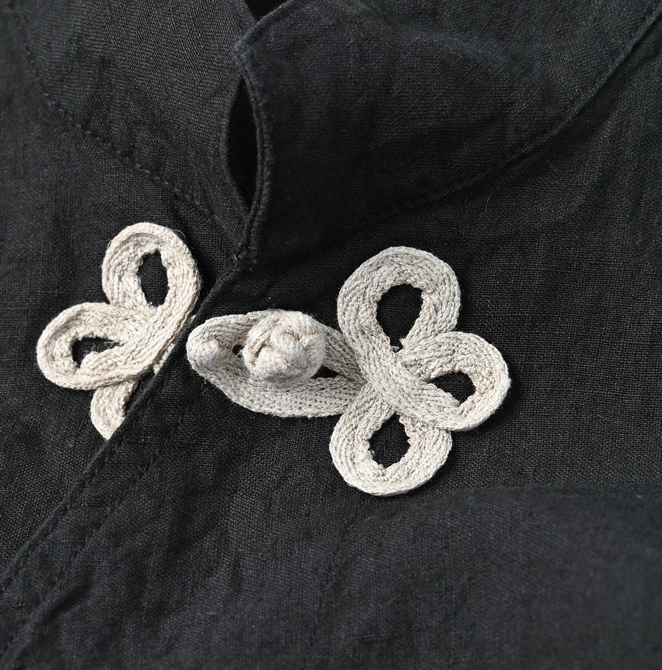 45R(フォーティファイブアール) |インド度詰リネンの908クローバーノットシャツ