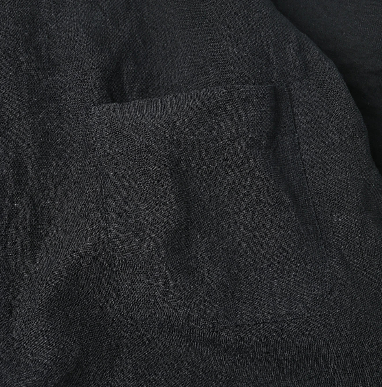 45R(フォーティファイブアール) |インド度詰リネンの908クローバーノットシャツ