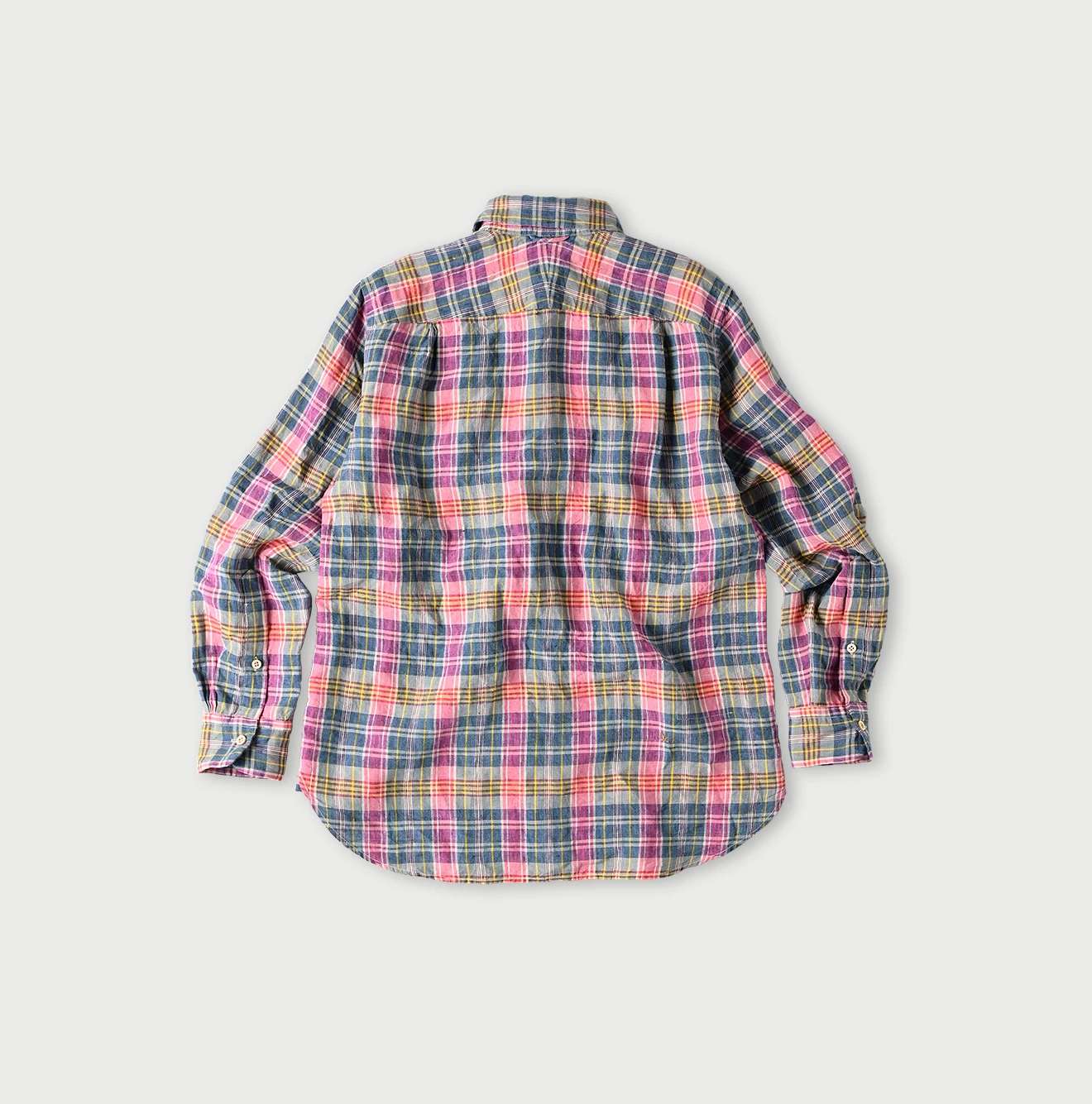 45R(フォーティファイブアール) |インドリネンマドラスの908ローファーシャツ