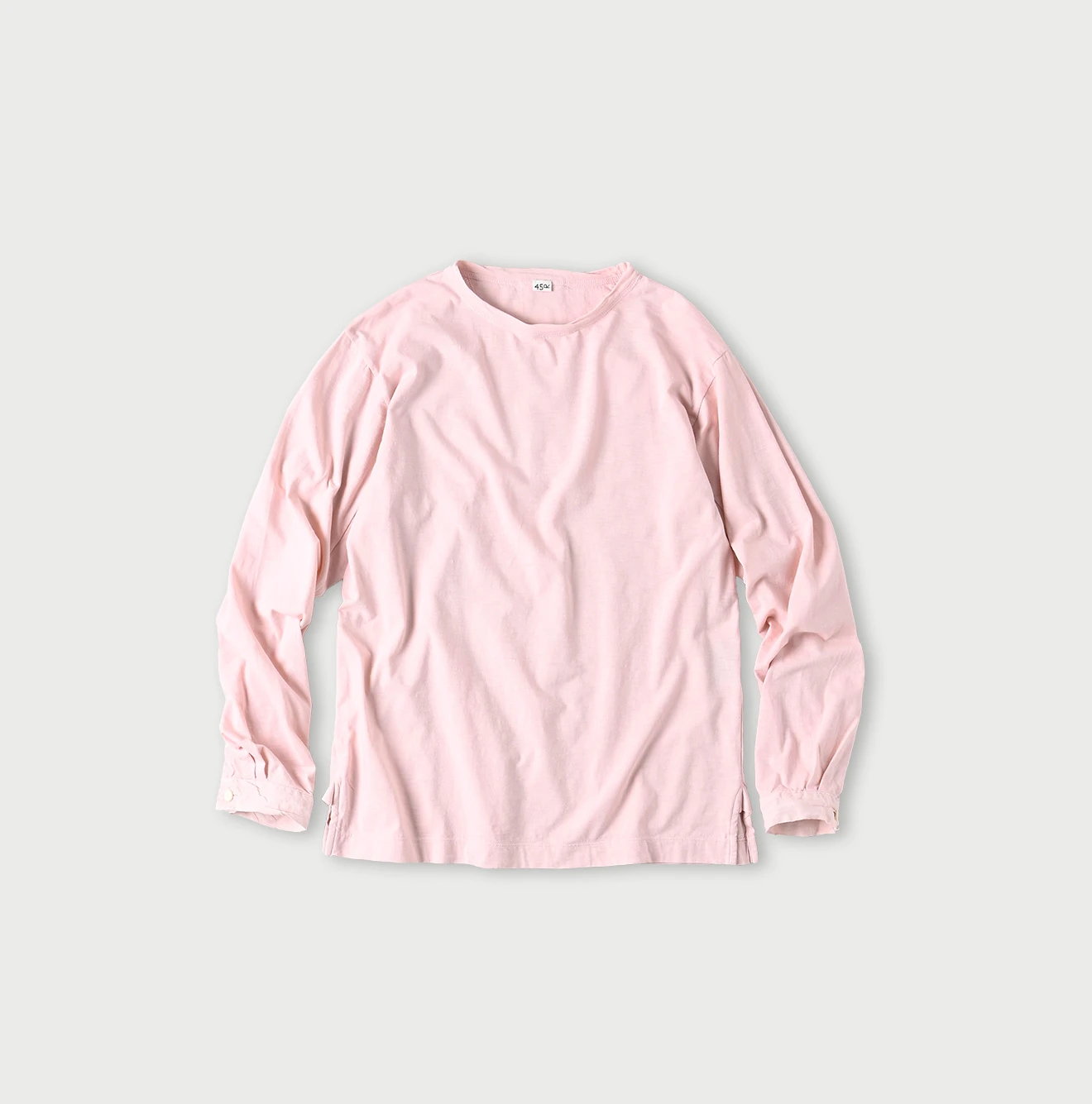 45R(フォーティファイブアール) |スーピマ天竺の90890星長袖Tシャツ