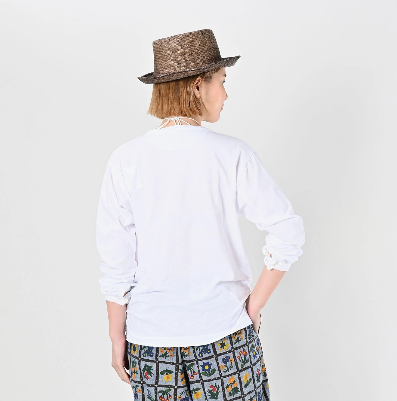 45R(フォーティファイブアール) |スーピマ天竺の90890星長袖Tシャツ