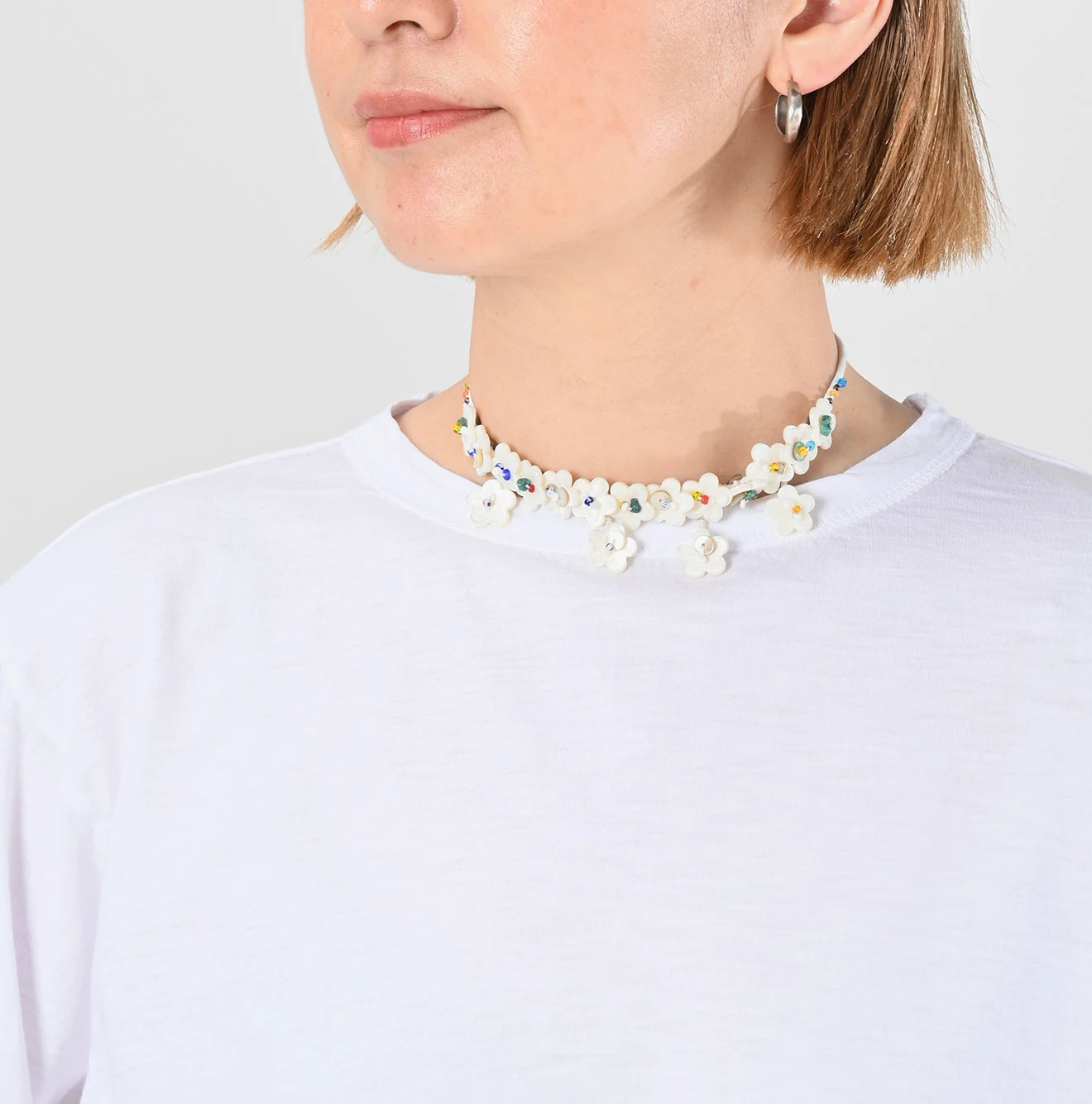 45R(フォーティファイブアール) |スーピマ天竺の90890星長袖Tシャツ