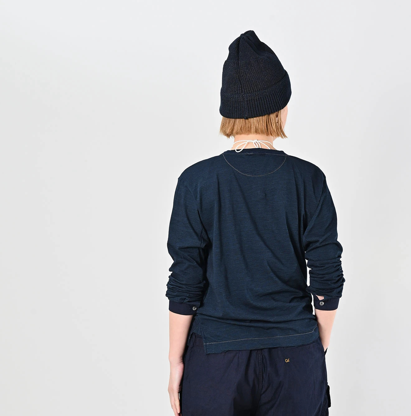 45R（フォーティファイブアール）| スーピマ天竺の90890星長袖Tシャツ