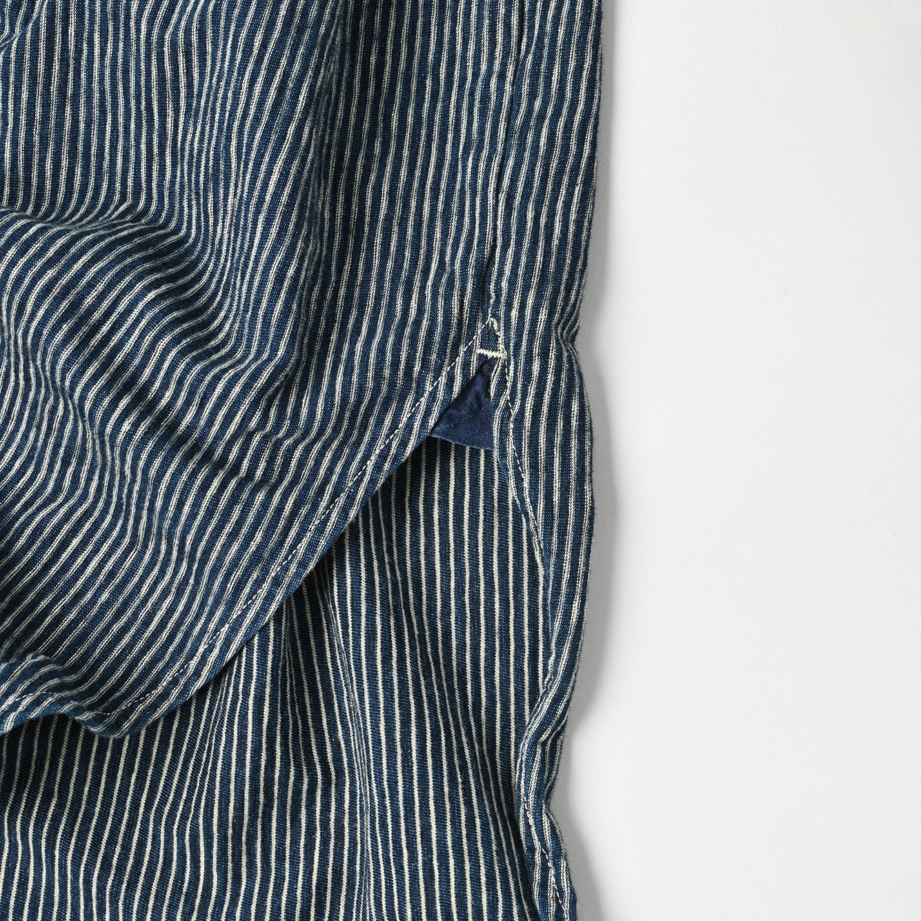 45R(フォーティファイブアール) |ヒッコリー天竺908グランパプルシャツ（インディゴ）