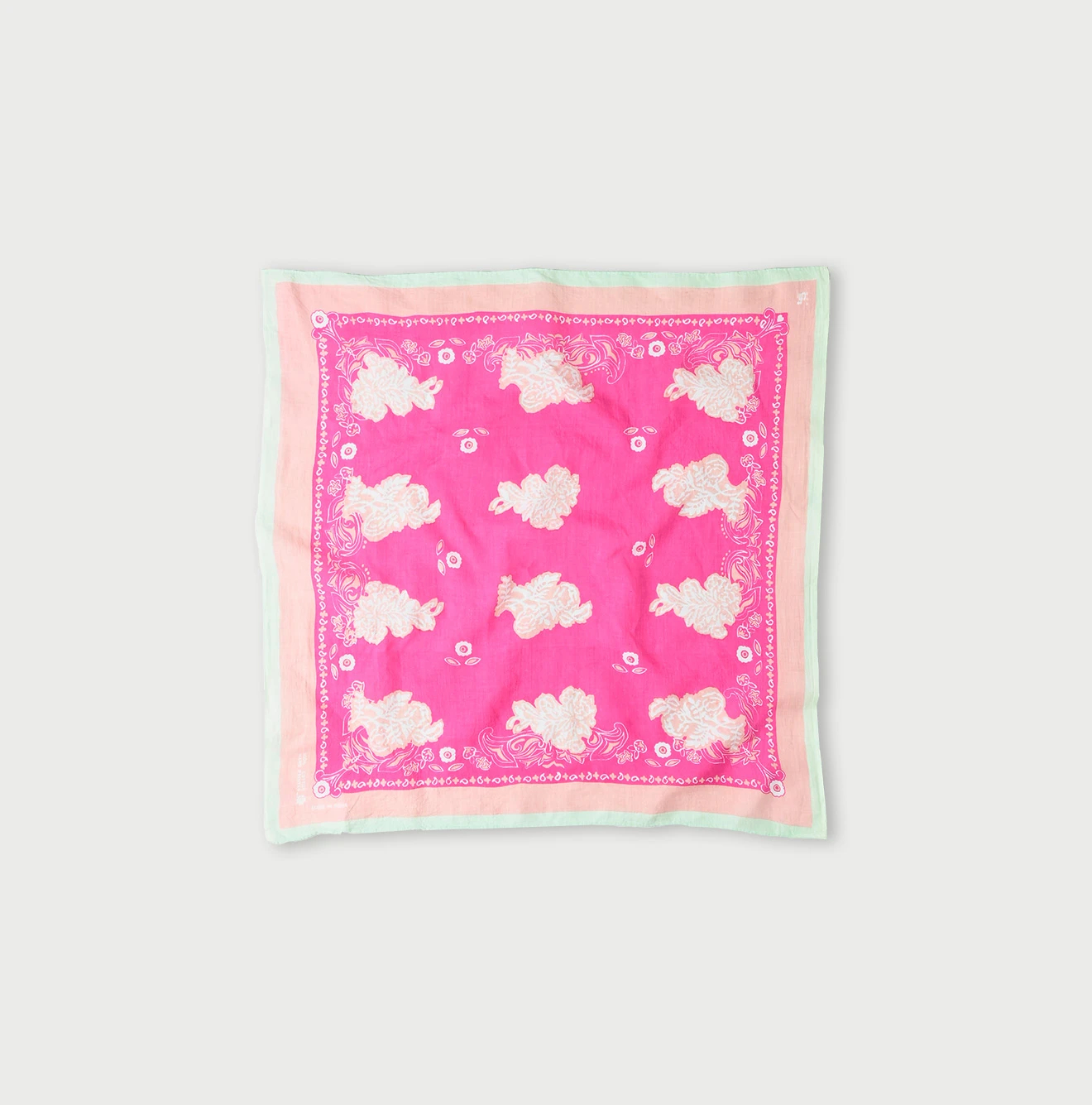 45R(フォーティファイブアール) |インドカディブロックプリントの大きいバンダナ