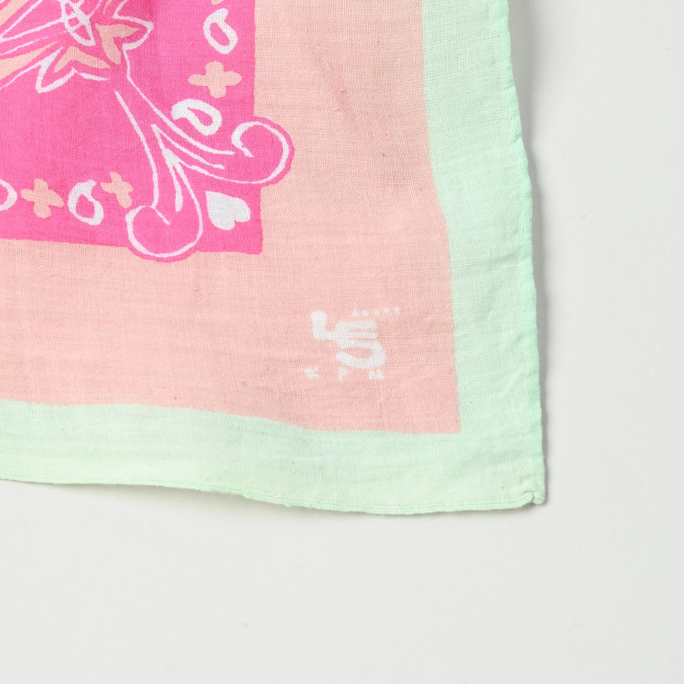 45R(フォーティファイブアール) |インドカディブロックプリントの大きいバンダナ