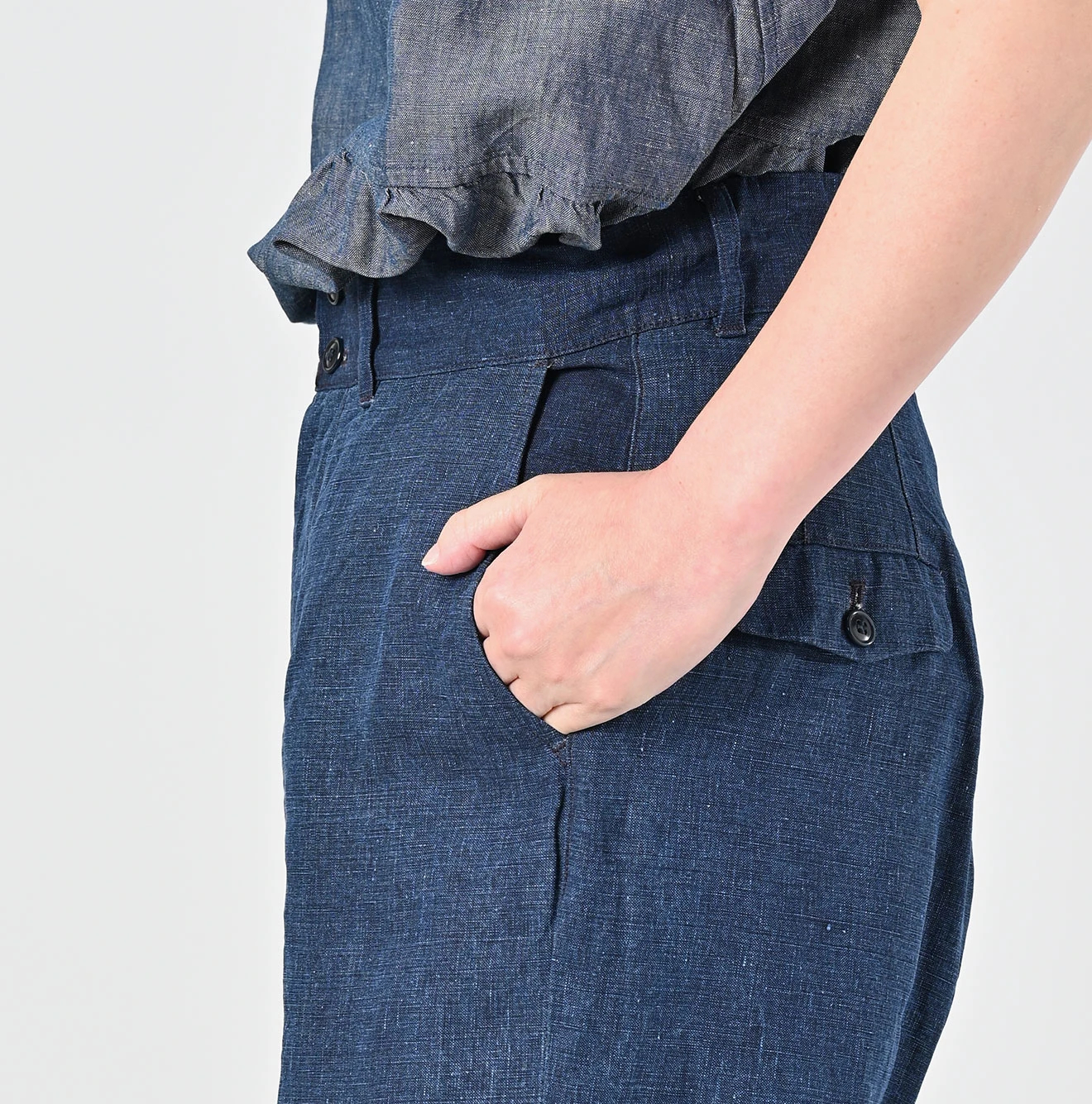 45R（フォーティファイブアール）| リネンクロスの908ニームパンツ