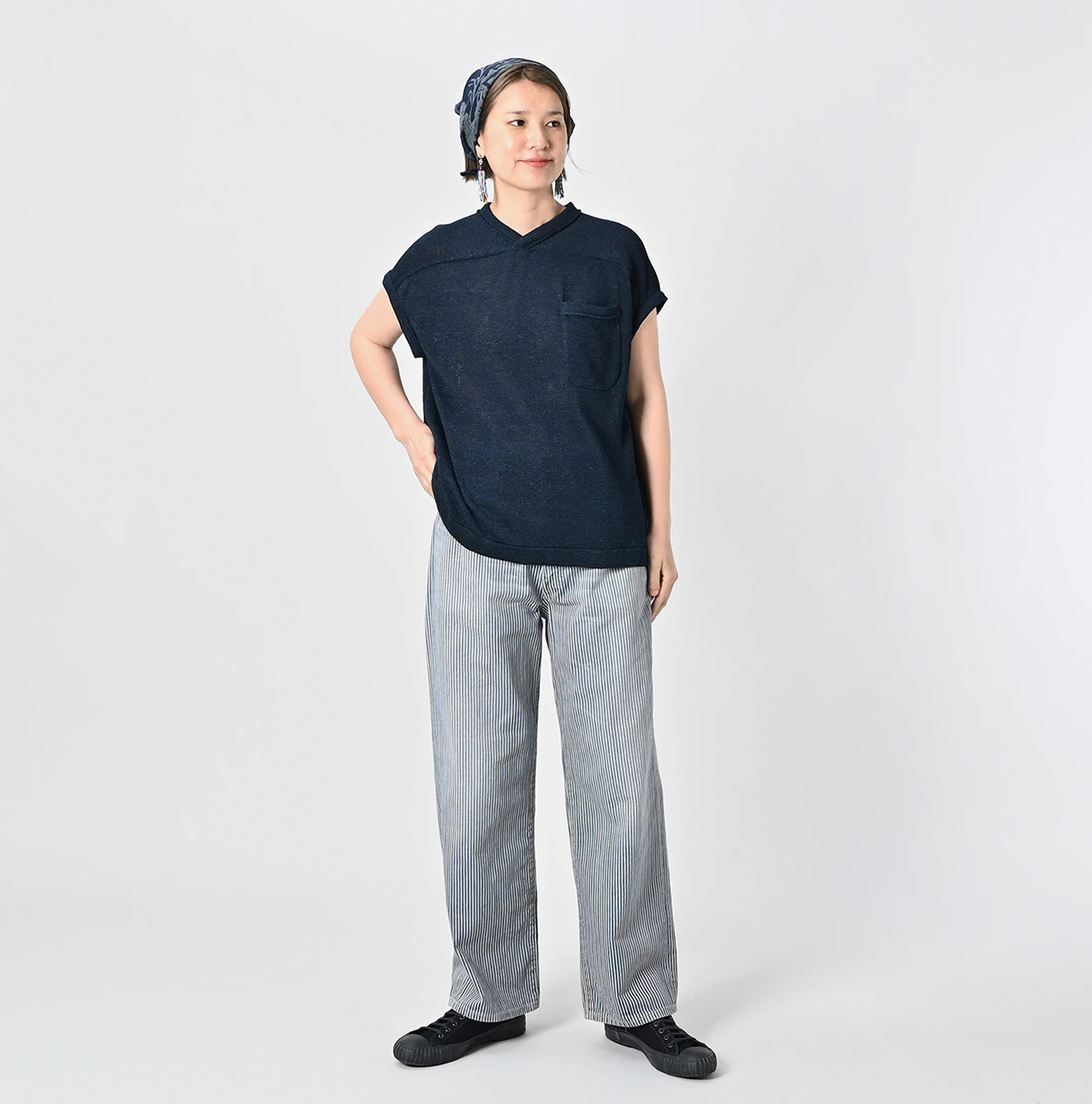 45R(フォーティファイブアール) |ギマニットソーの908オーバーTシャツ（インディゴ）