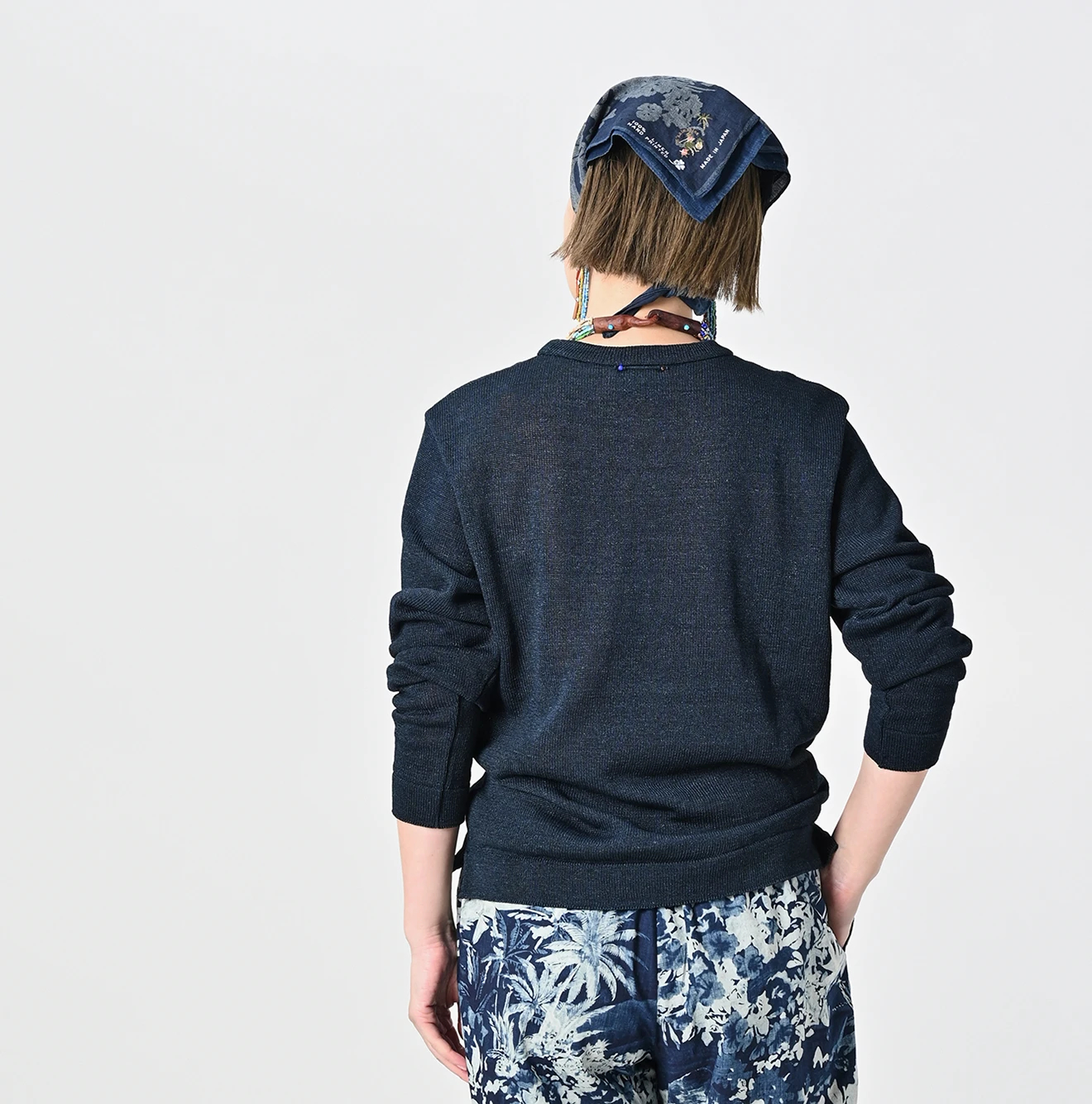 45R(フォーティファイブアール) |ギマニットソーの908長袖Tシャツ（インディゴ）