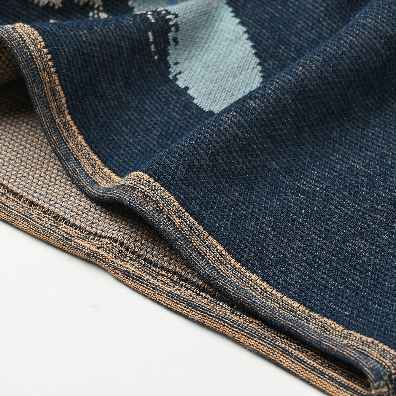 45R(フォーティファイブアール) |サーフフラガールジャカードの908アウターTシャツ（インディゴ）