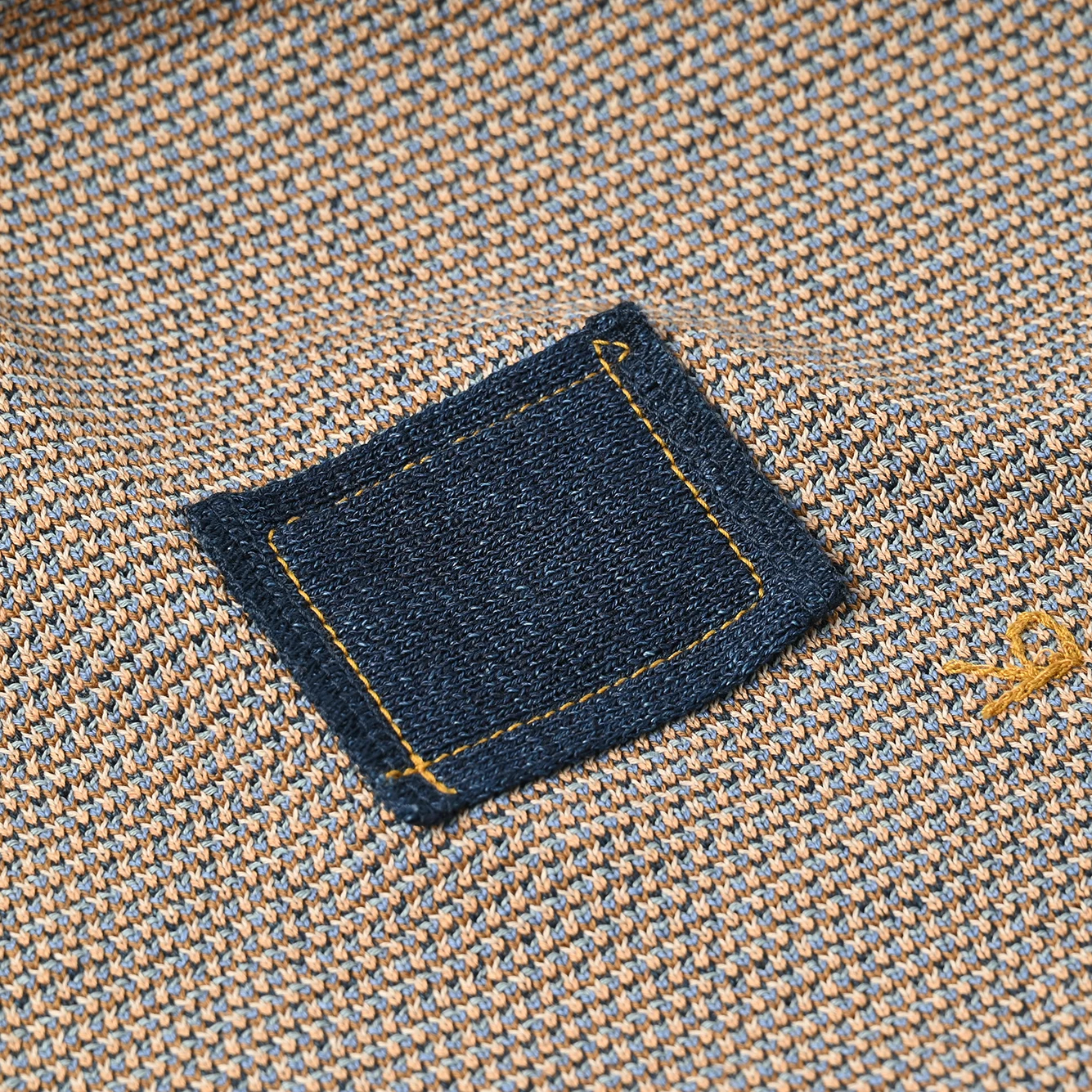 45R(フォーティファイブアール) |サーフフラガールジャカードの908アウターTシャツ（インディゴ）