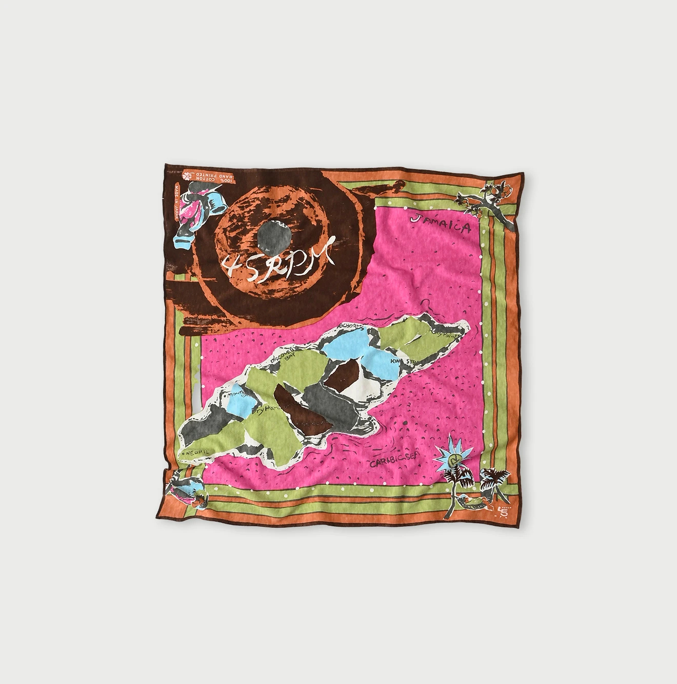 45R（フォーティファイブアール）| 天竺のジャマイカMAPバンダナ