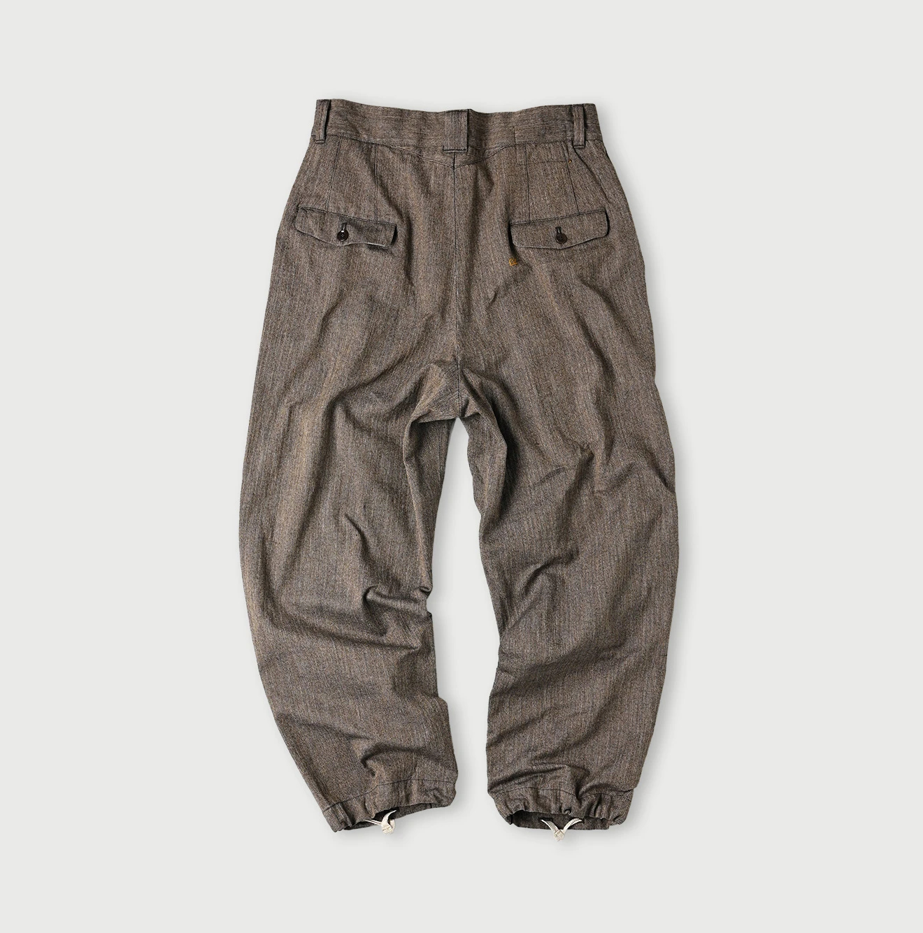 45R(フォーティファイブアール) |ミニヘリンボンコットンツイードの908ニームパンツ（インディゴ）