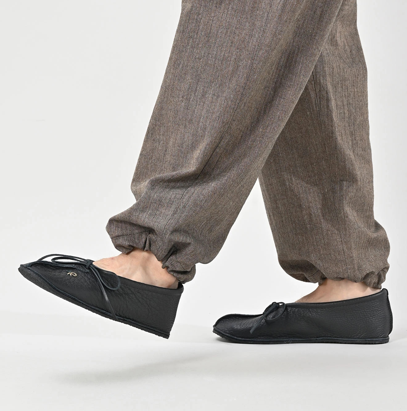 45R(フォーティファイブアール) |ミニヘリンボンコットンツイードの908ニームパンツ（インディゴ）