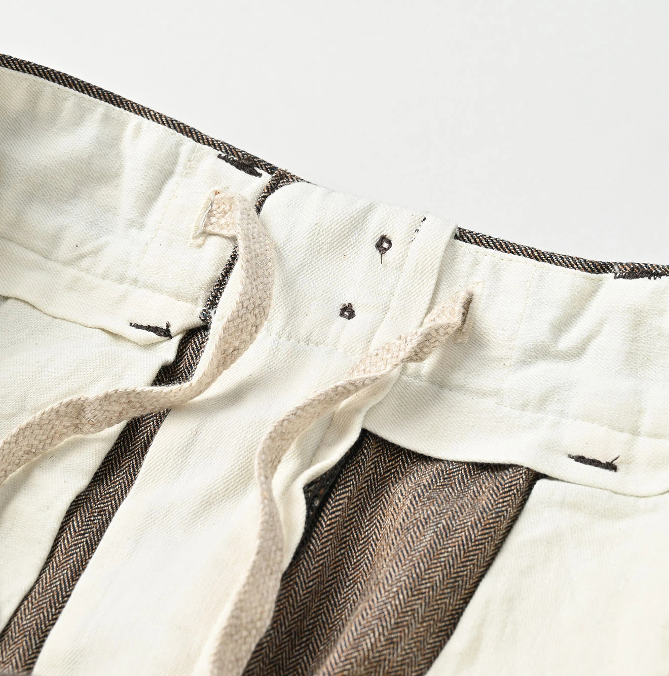 45R(フォーティファイブアール) |ミニヘリンボンコットンツイードの908ニームパンツ（インディゴ）