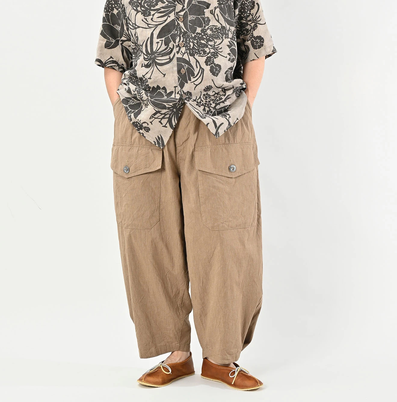 45R(フォーティファイブアール) |撚杢平の908テントパンツ