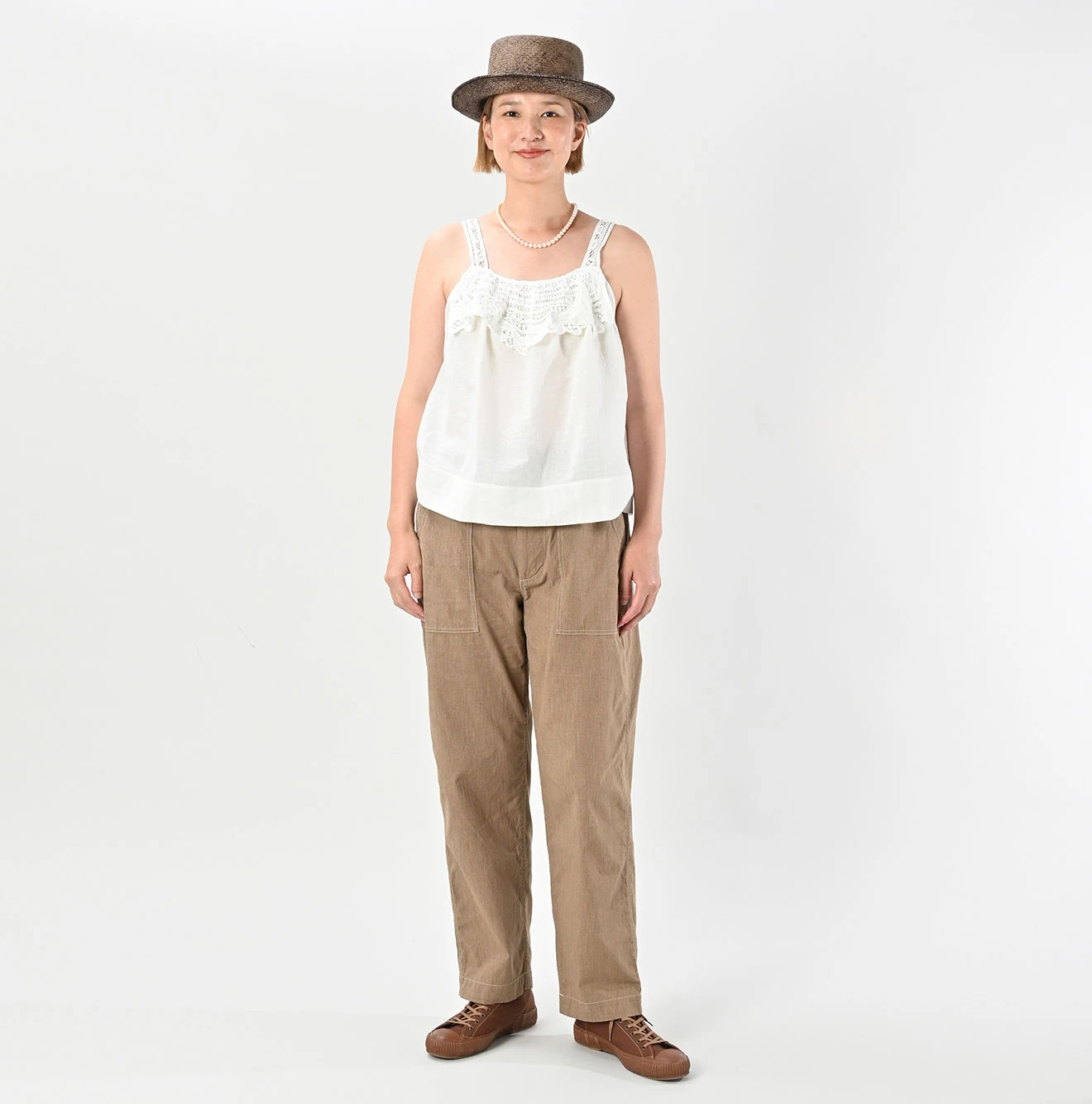 45R（フォーティファイブアール）| 撚杢平の908ベイカーパンツ Pants