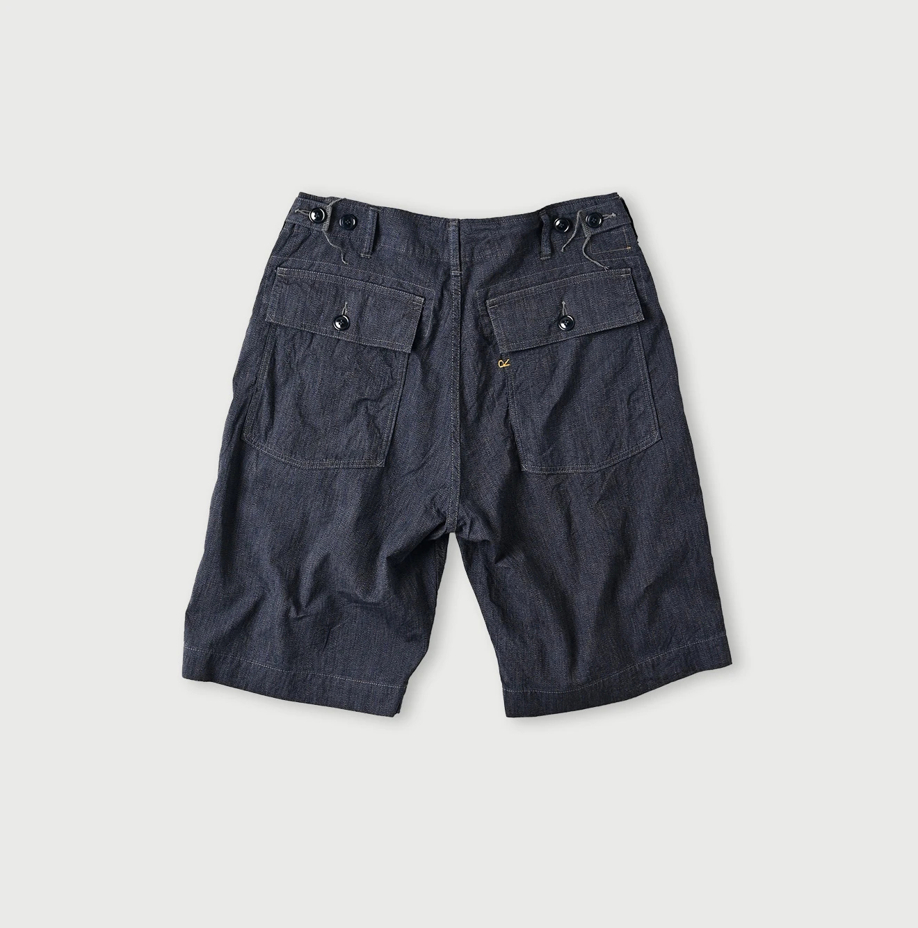 45R(フォーティファイブアール) |撚杢平の908ベイカーショートパンツ（インディゴ）