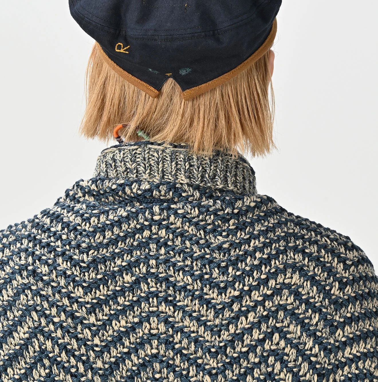 45R(フォーティファイブアール) |ハンドニットのボレロ（インディゴ）