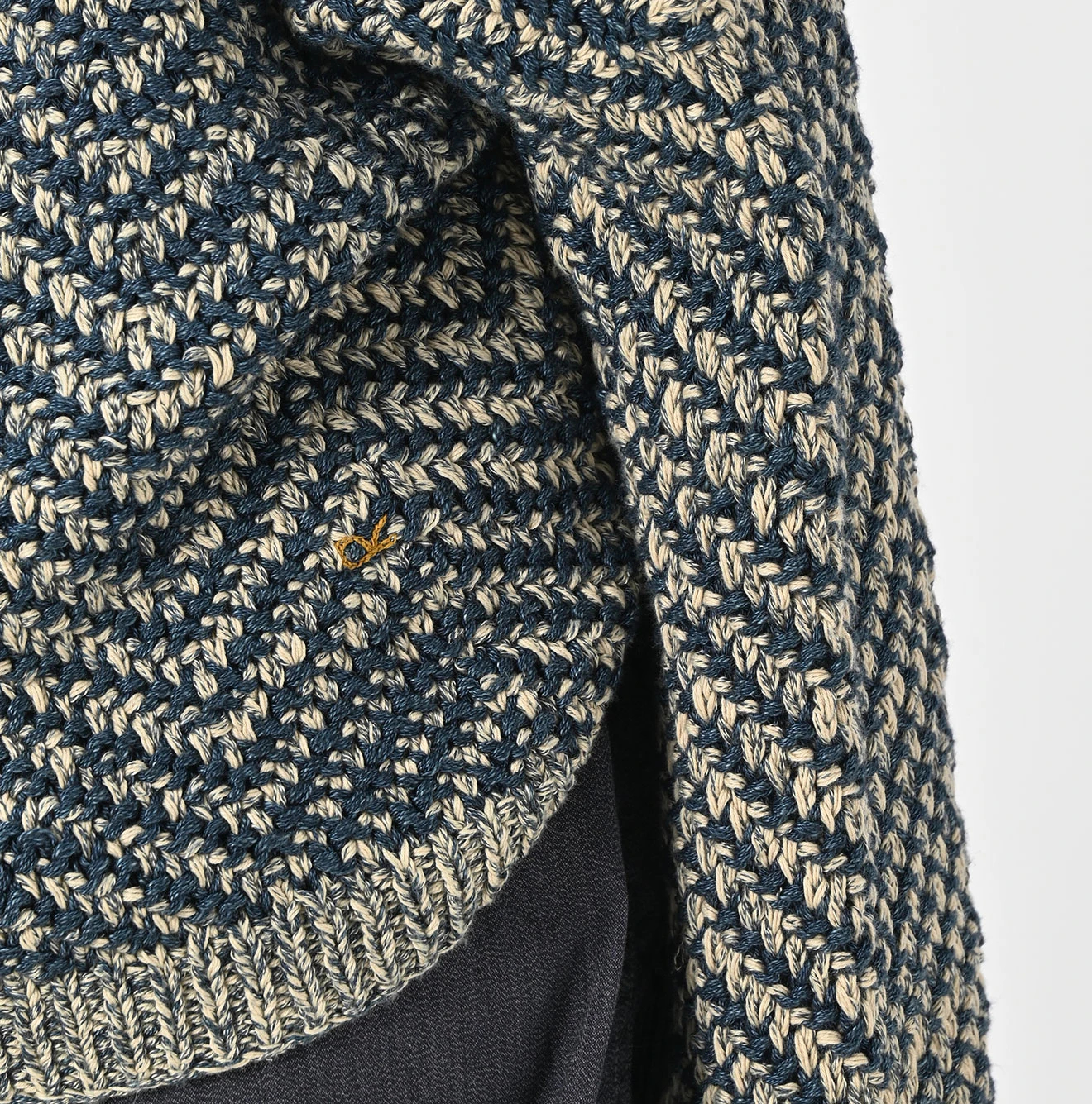 45R(フォーティファイブアール) |ハンドニットのボレロ（インディゴ）