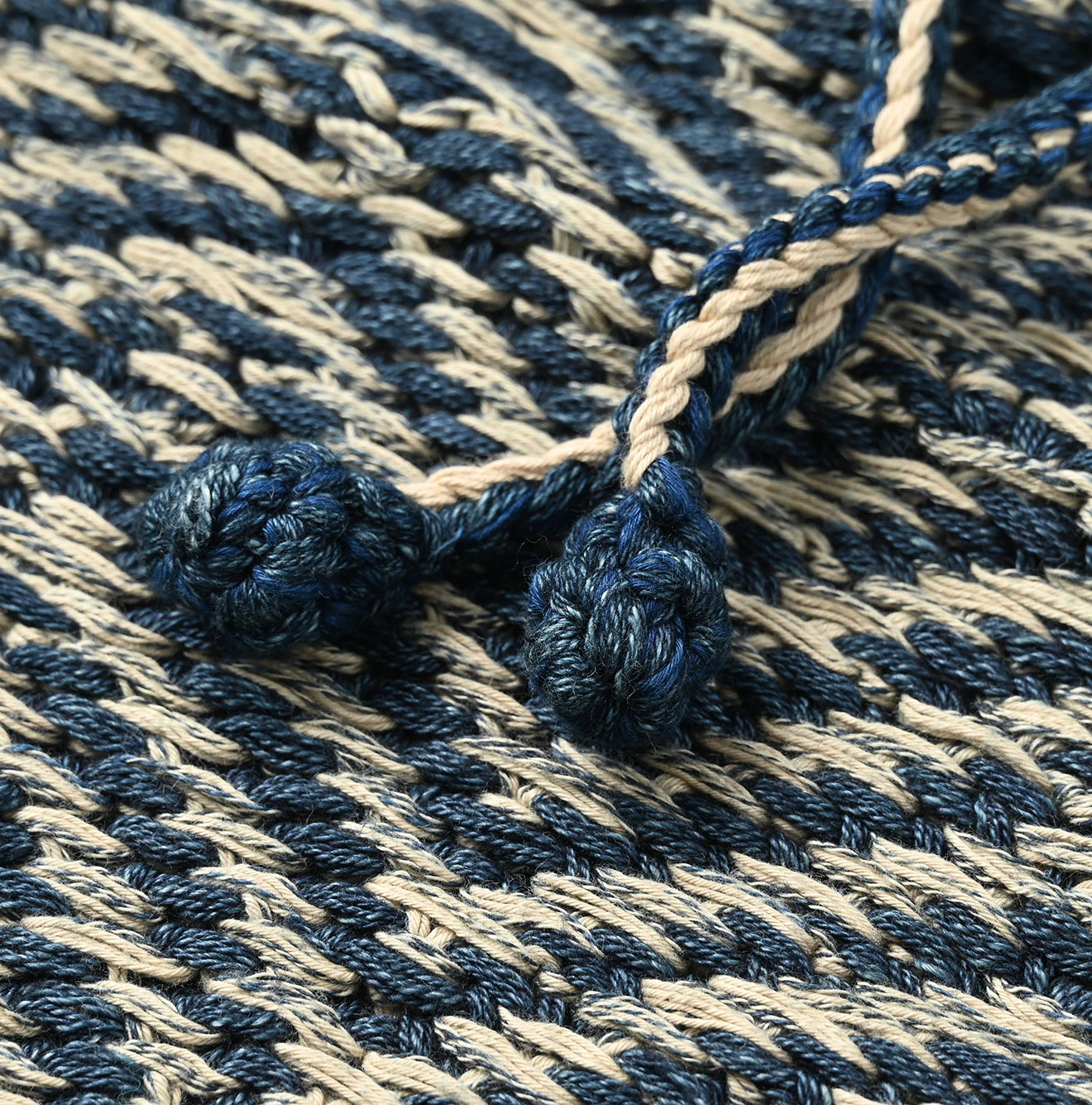 45R(フォーティファイブアール) |ハンドニットのボレロ（インディゴ）