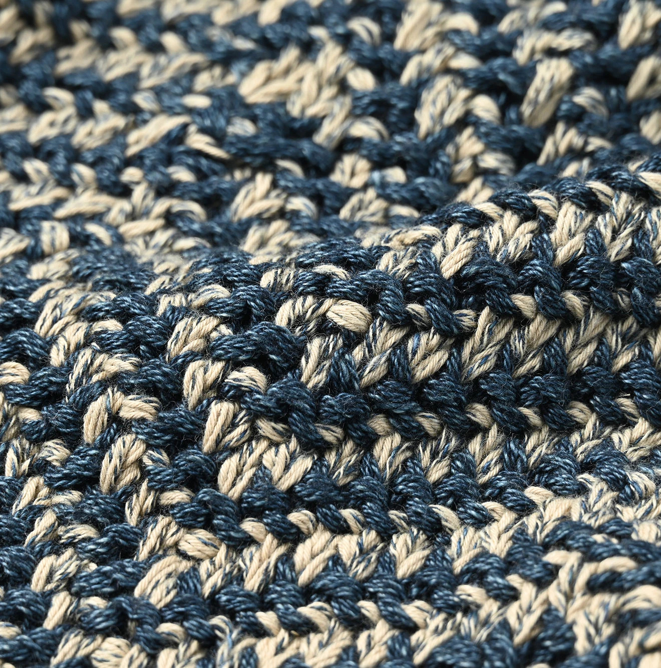 45R(フォーティファイブアール) |ハンドニットのボレロ（インディゴ）