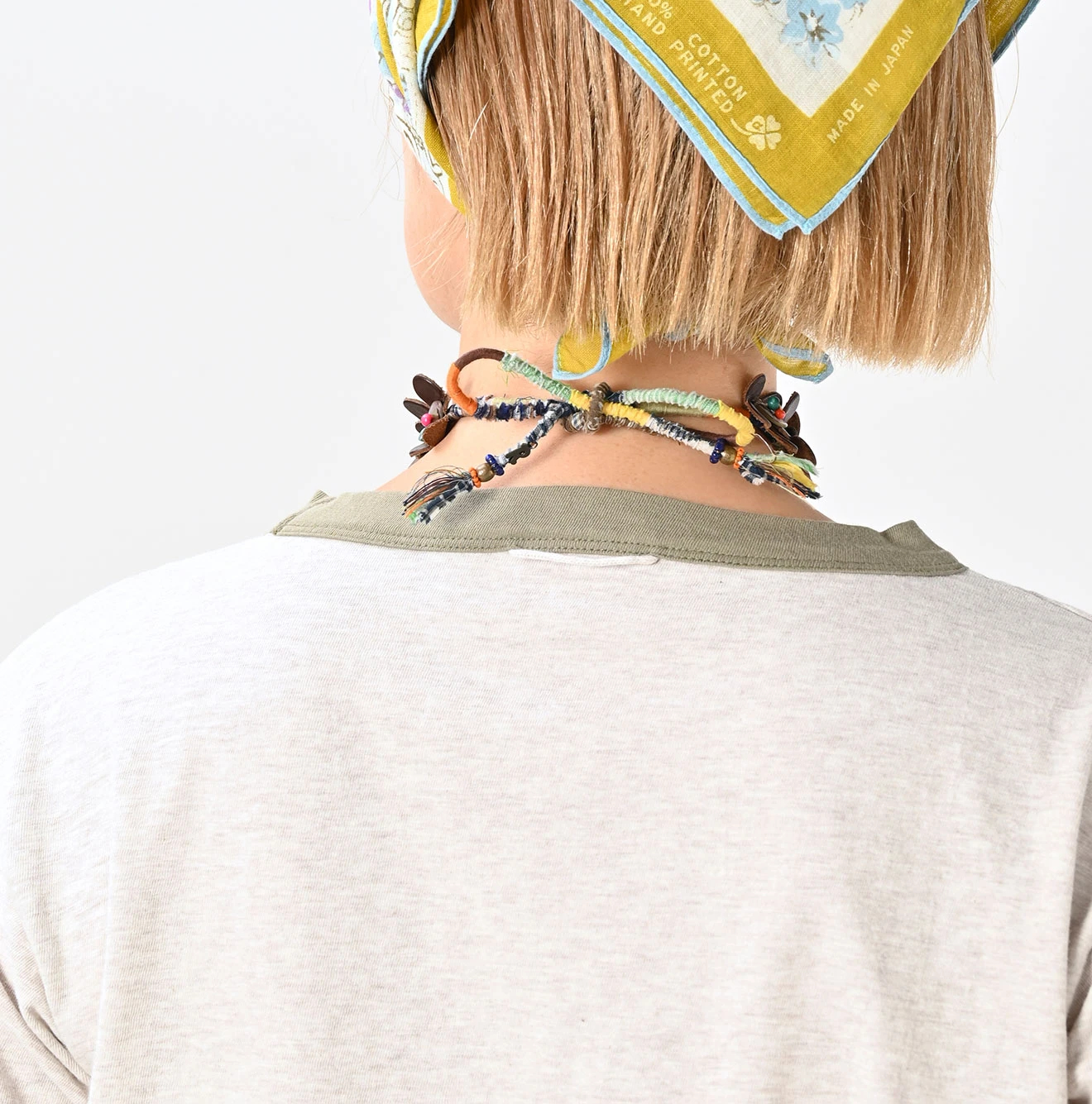 45R(フォーティファイブアール) |ゴートンくんベタッチプリントの908クレリックTシャツ（トップ）