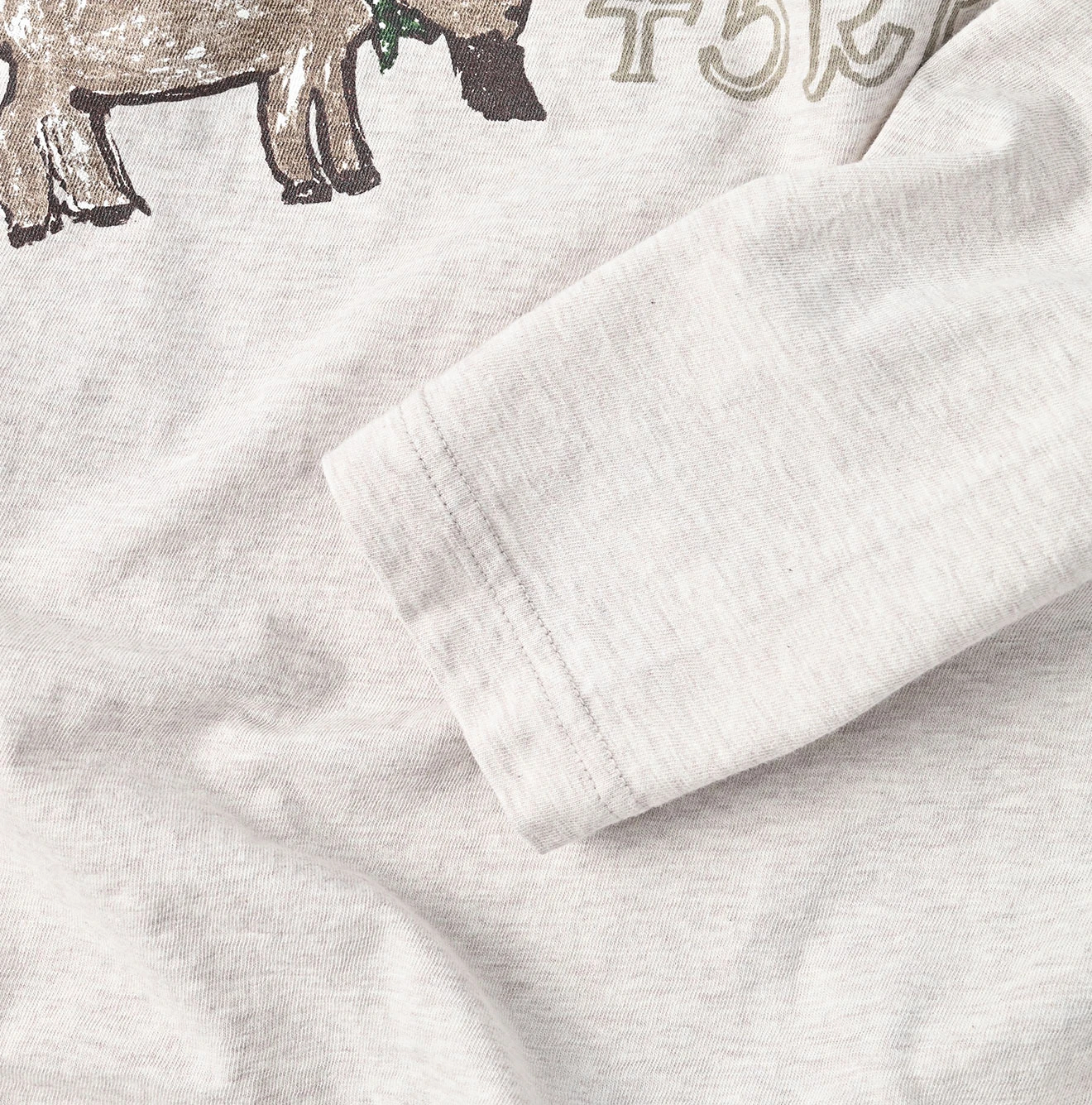 45R(フォーティファイブアール) |ゴートンくんベタッチプリントの908クレリックTシャツ（トップ）