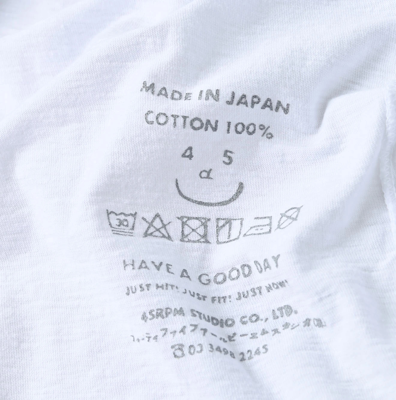 45R（フォーティファイブアール）| ヤックんベタッチプリントの908T