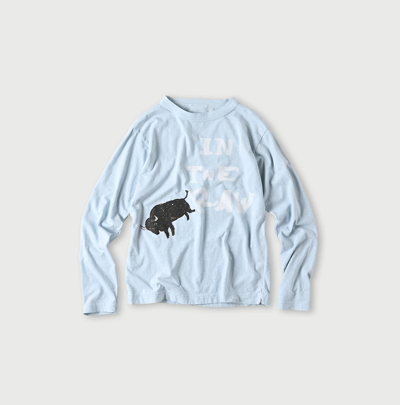 45R(フォーティファイブアール) |IN THE RAWベタッチプリントの908Tシャツ