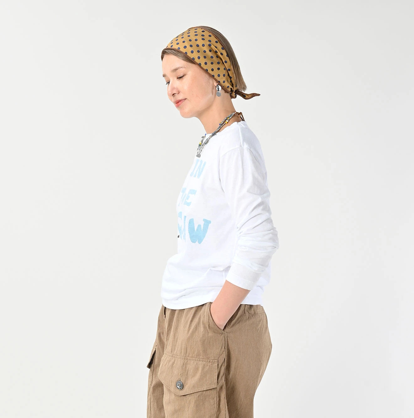 45R(フォーティファイブアール) |IN THE RAWベタッチプリントの908Tシャツ