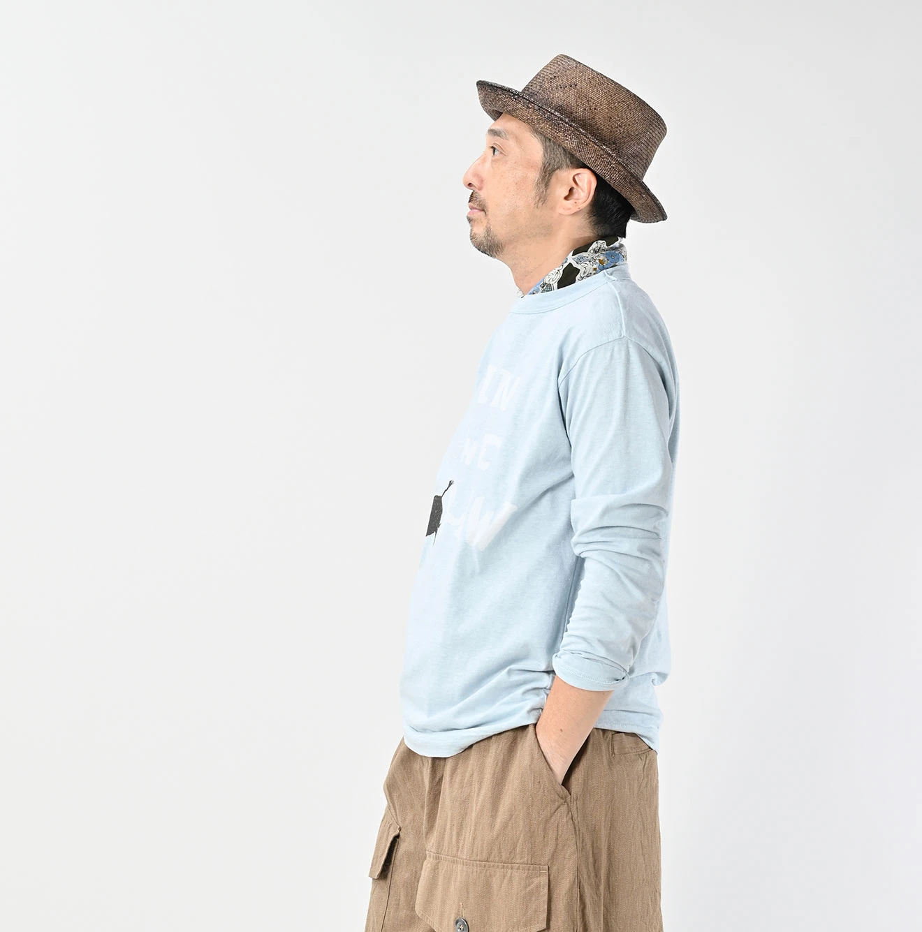 45R(フォーティファイブアール) |IN THE RAWベタッチプリントの908Tシャツ