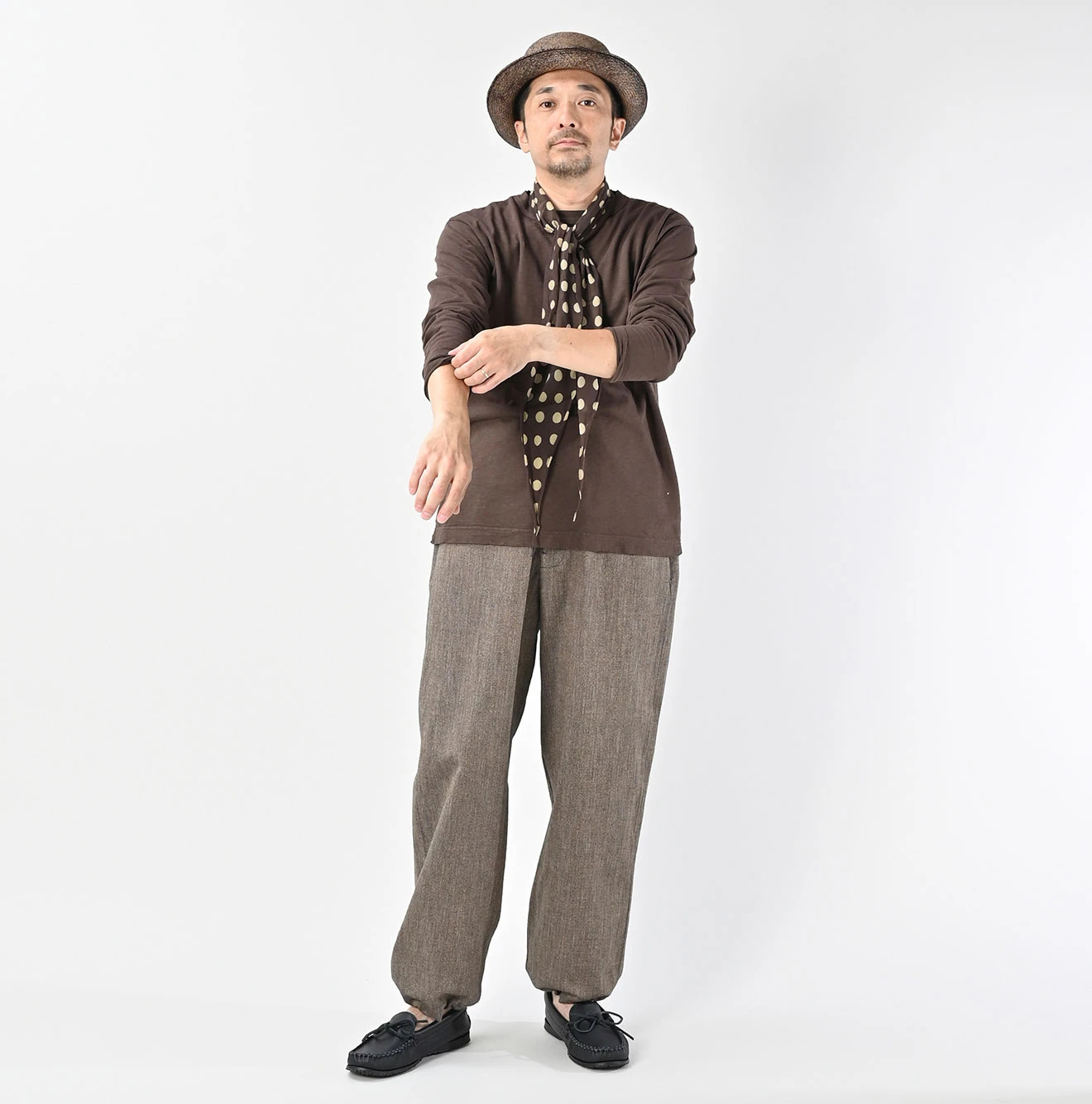 45R(フォーティファイブアール) |ゴートンくん刺繍の908Tシャツ